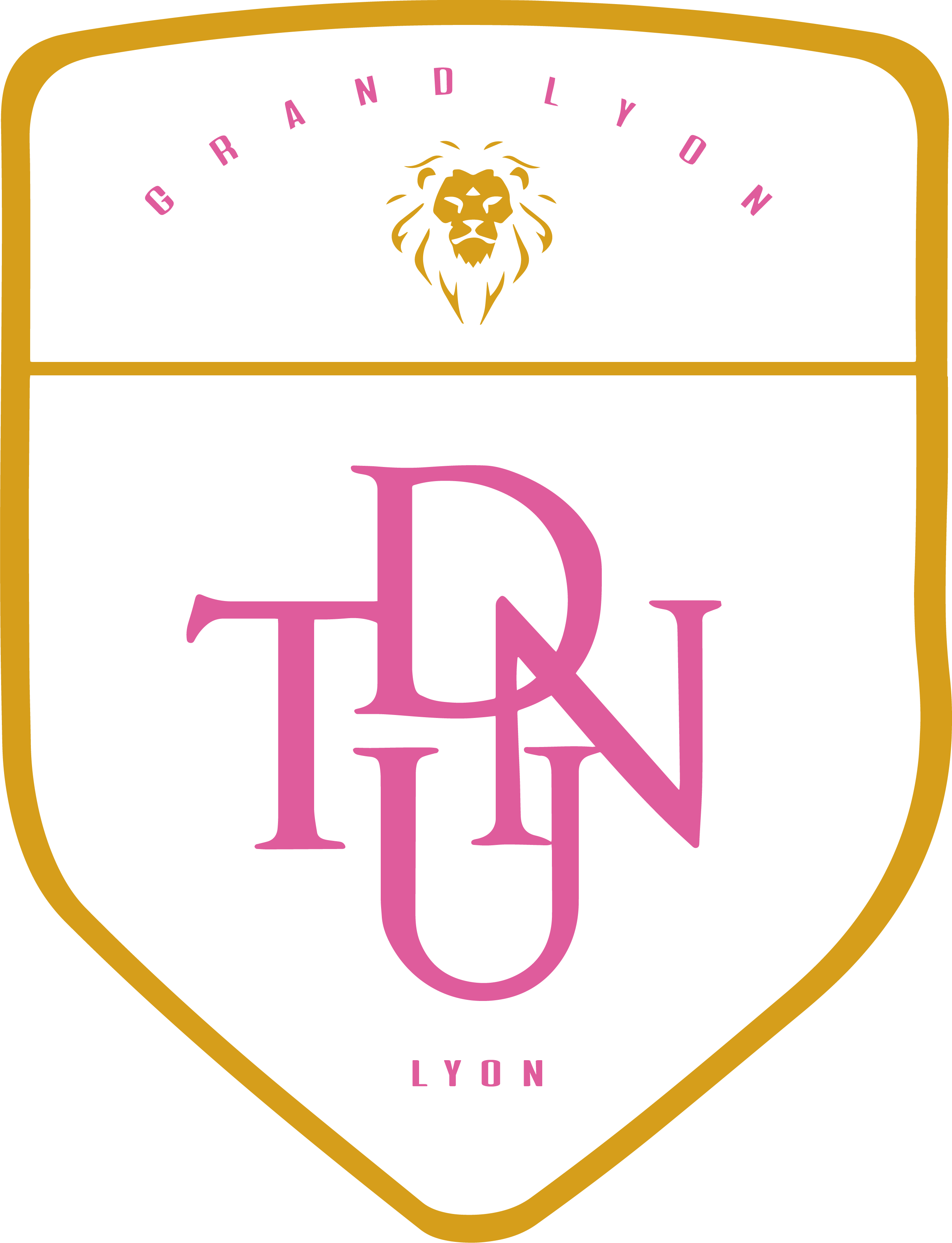 GRAND LYON BOUCLIER OR ROSE