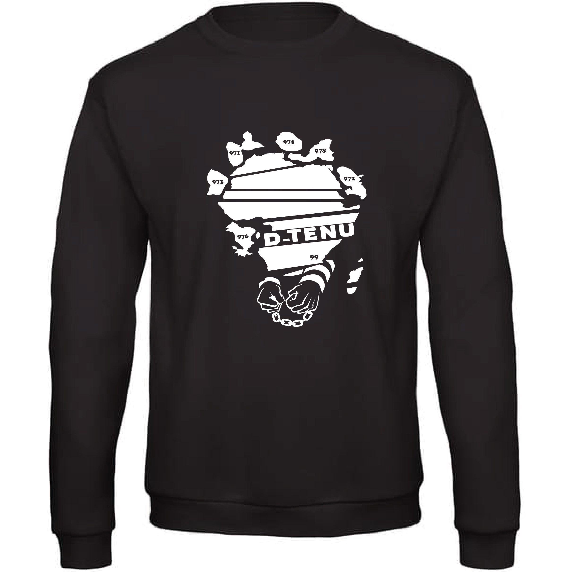 SWEAT NOIR DIASPORA BLANC