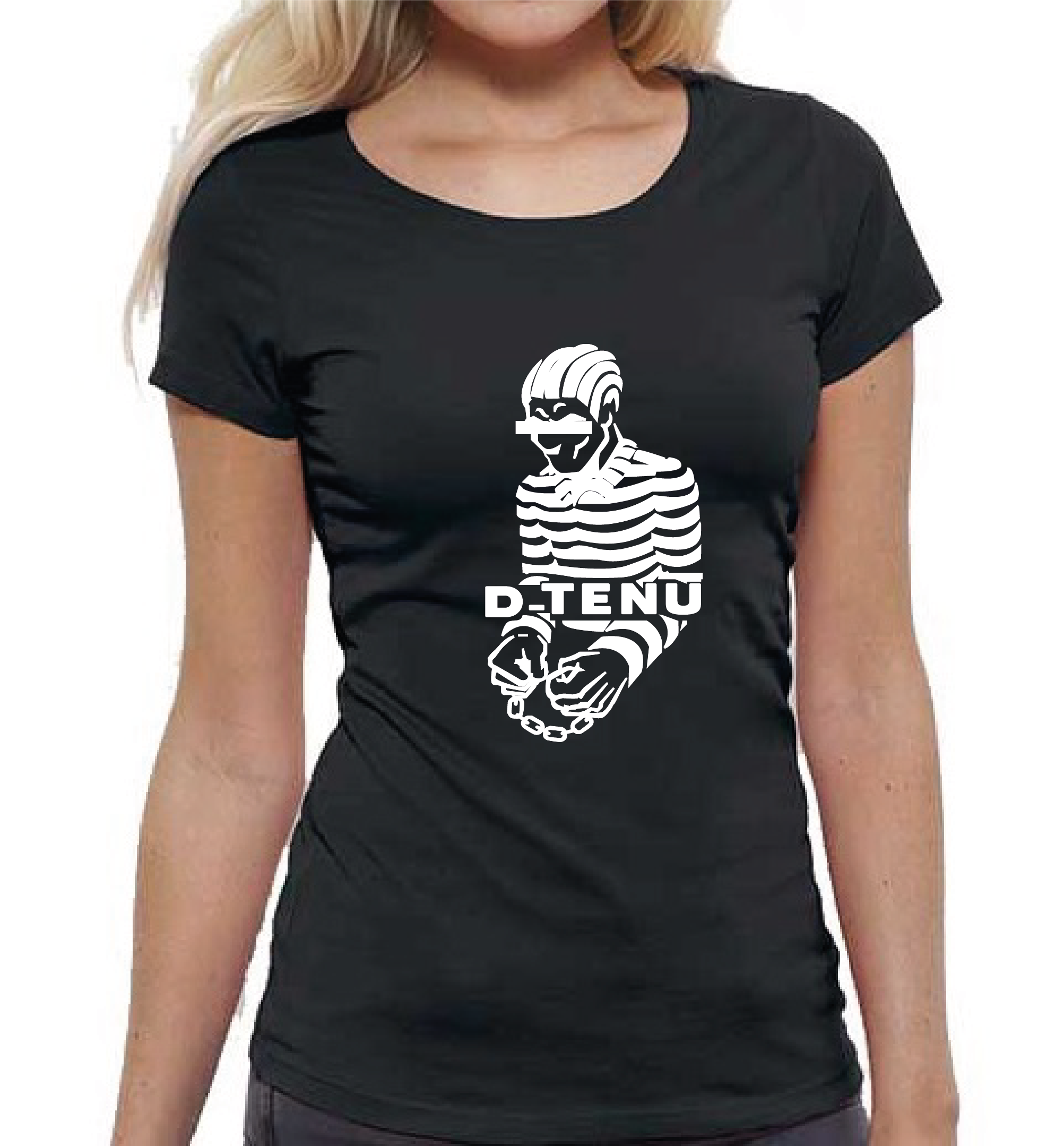 T-SHIRT NOIR CLASSIC BLANC