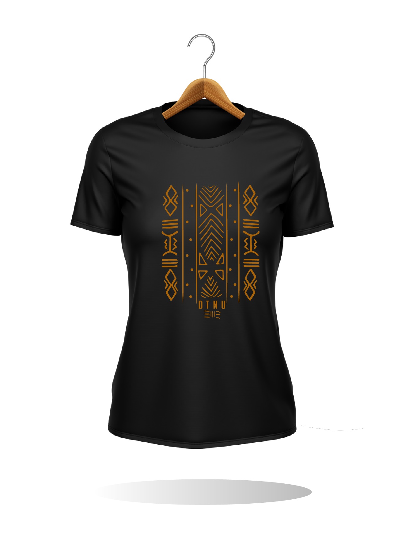 T-SHIRT NOIR FEMME BEAU GOLAN LOGO OR - Dtenu Store T-SHIRT NOIR FEMME BEAU GOLAN LOGO OR - Dtenu Store