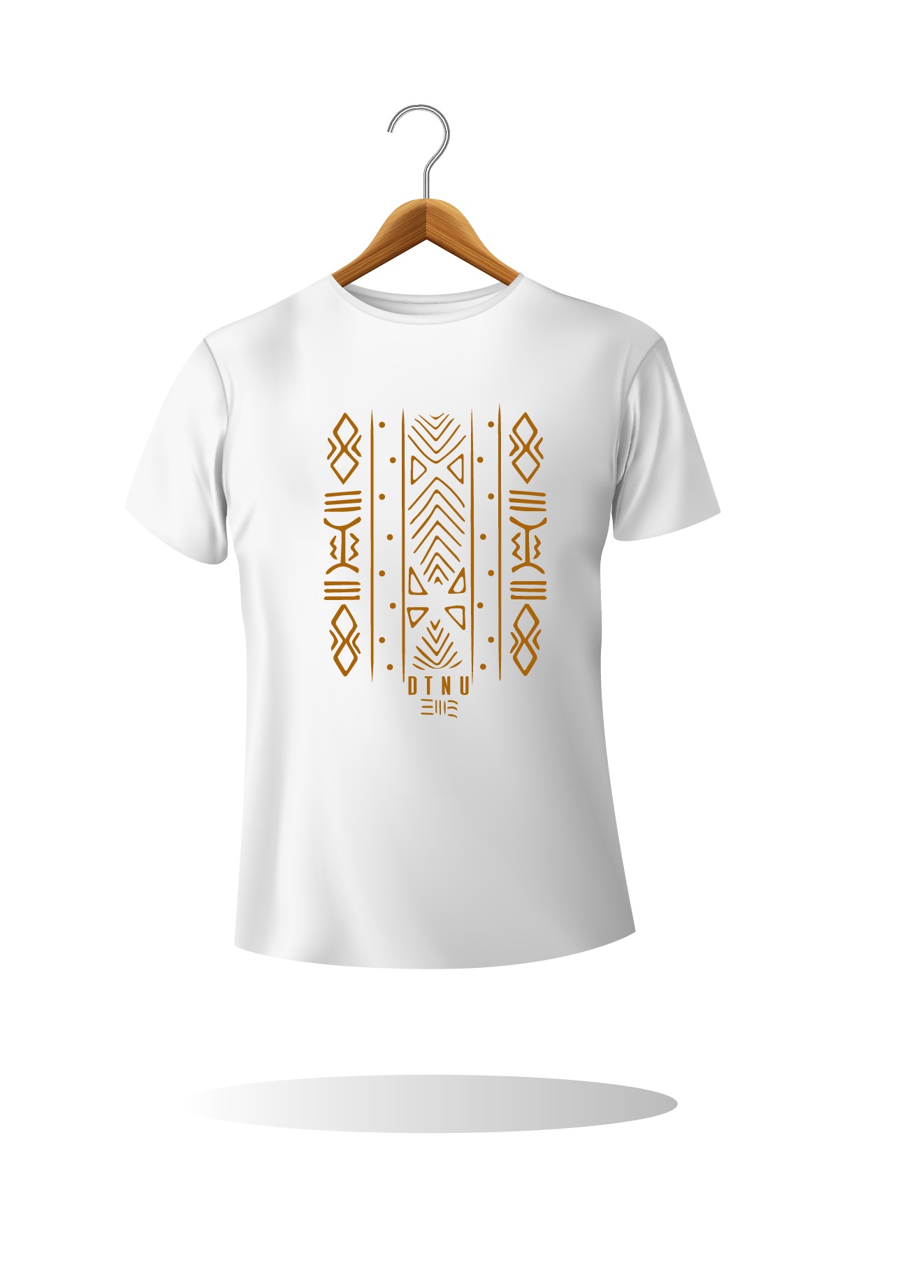 T-SHIRT BLANC BEAU GOLAN LOGO OR - Dtenu Store T-SHIRT BLANC BEAU GOLAN LOGO OR - Dtenu Store