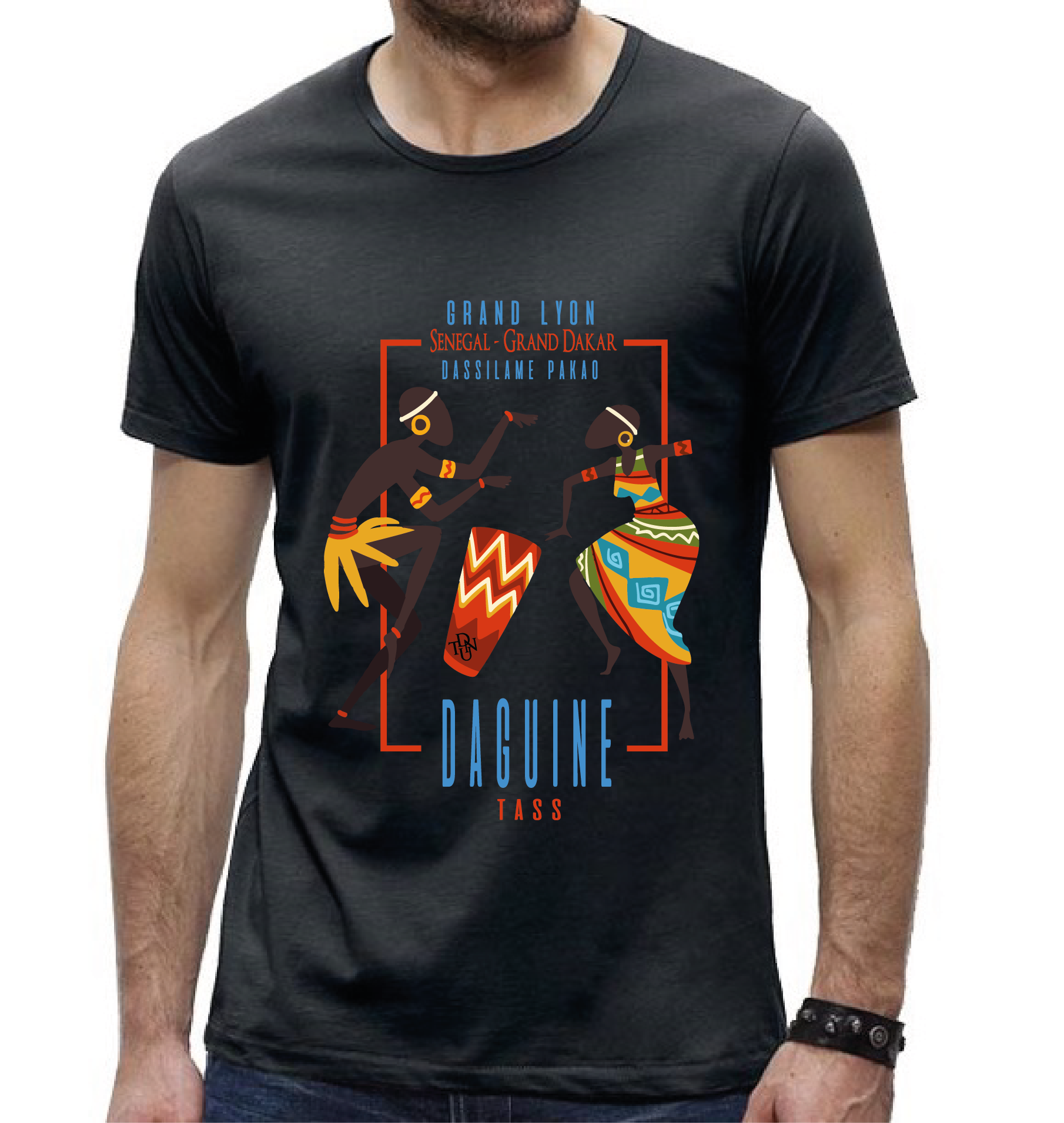 T-SHIRT NOIR HOMME DAGUINE TASS - Dtenu Store T-SHIRT NOIR HOMME DAGUINE TASS - Dtenu Store